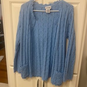 Light blue cardigan
